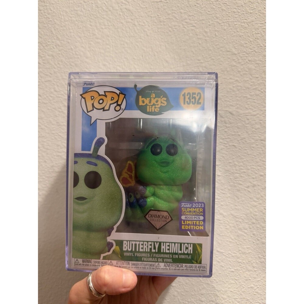 Funko SDCC 2023 Bugs Life Butterfly Heimlich Diamond LE 4000 W/ Sticker Sealed